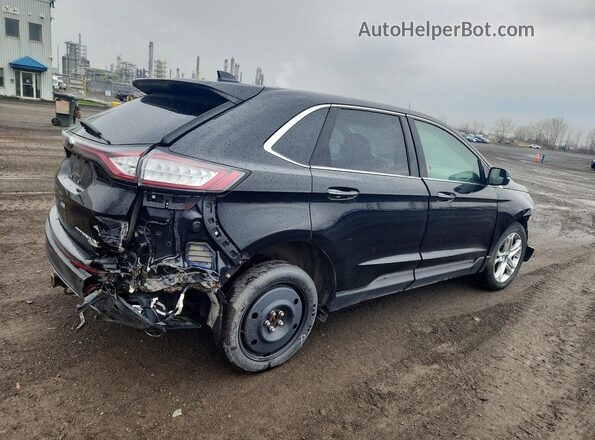 2FMPK4K95JBC03845 2018 FORD EDGE Черный Задняя правая четверть