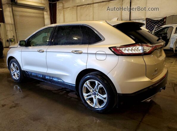 2FMPK4K95JBC23402 2018 FORD EDGE Tan Trasero izquierdo