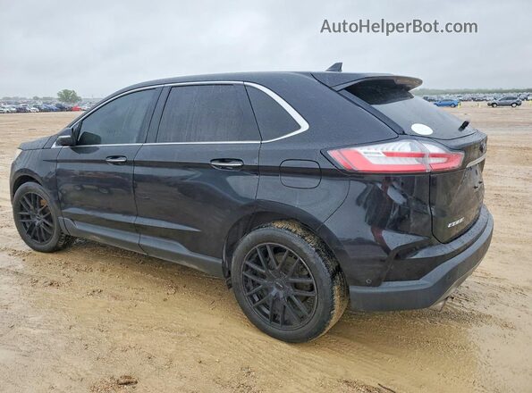 2FMPK4K95KBC23093 2019 FORD EDGE Черный Задняя левая четверть