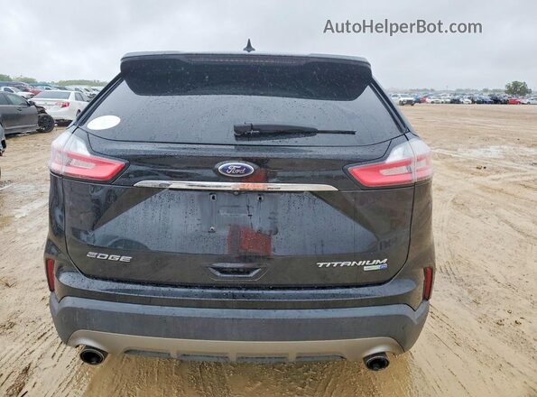 2FMPK4K95KBC23093 2019 FORD EDGE Черный Вид сзади