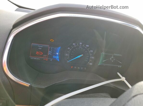 2FMPK4K95LBB56819 2020 FORD EDGE Золотой Вид щитка приборов