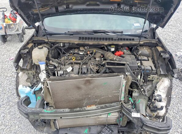 2FMPK4K95NBA19981 2022 FORD EDGE Черный Вид подкапотного пространства