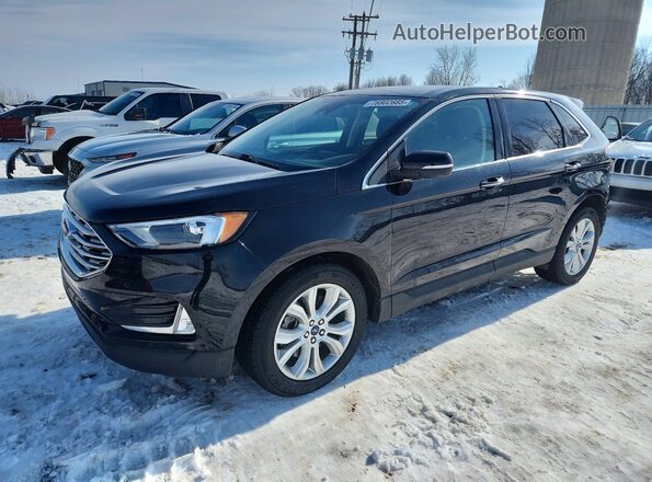 2FMPK4K95NBA53130 2022 FORD EDGE Black Передня ліва чверть