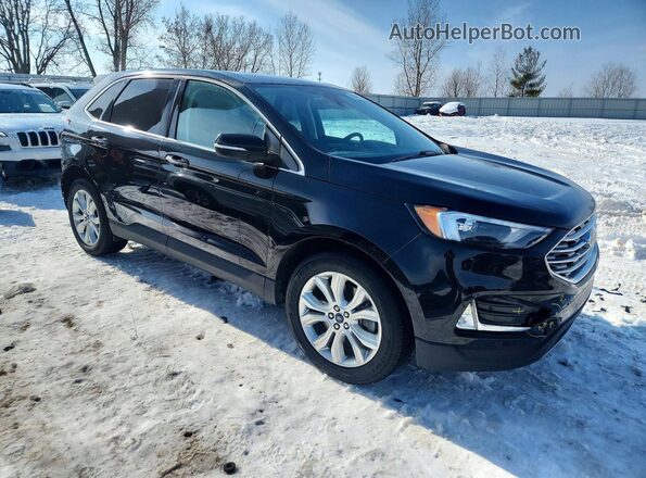2FMPK4K95NBA53130 2022 FORD EDGE Black Передня права чверть