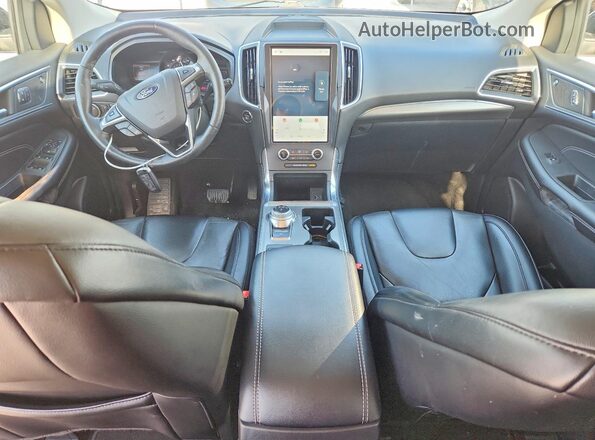 2FMPK4K95NBA53130 2022 FORD EDGE Black Вид панелі приладів