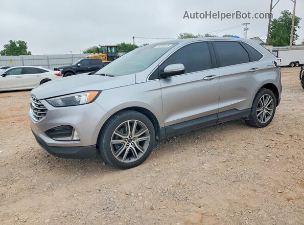 2FMPK4K95RBA31747 2024 FORD EDGE Серебряный Передняя левая четверть