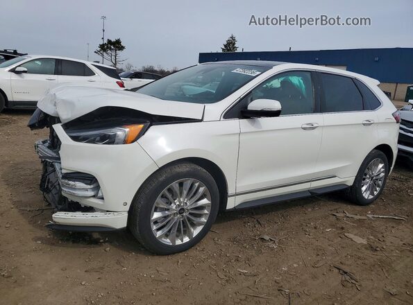 2FMPK4K95RBA86814 2024 FORD EDGE White Przód lewy
