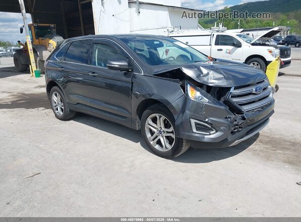 2FMPK4K96GBC64467 2016 FORD EDGE Gray წინა მარჯვენა