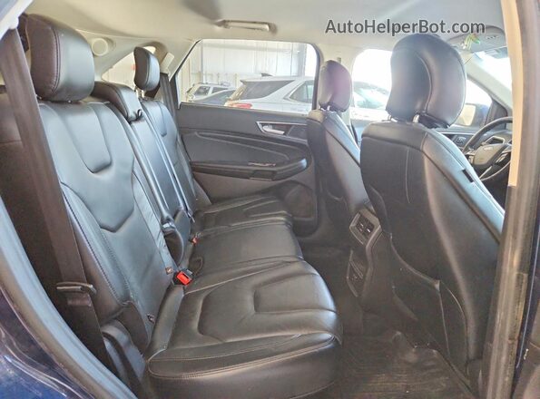 2FMPK4K96HBB11606 2017 FORD EDGE Blue უკანა სალონის ხედი