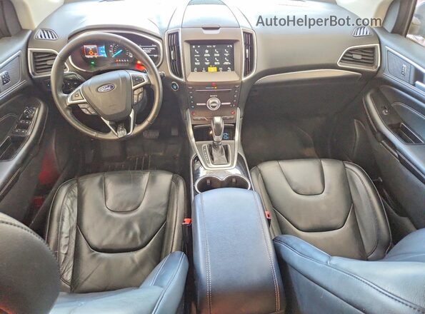 2FMPK4K96HBB11606 2017 FORD EDGE Blue წინა პანელის ხედი