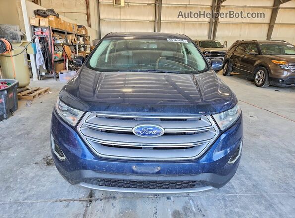 2FMPK4K96HBB11606 2017 FORD EDGE Blue წინა ხედი