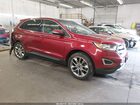 2017 Ford Edge Titanium Red vin: 2FMPK4K96HBB43388