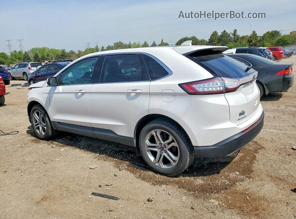 2FMPK4K96HBC12984 2017 FORD EDGE Белый Задняя левая четверть