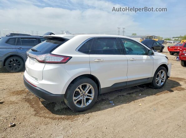 2FMPK4K96HBC12984 2017 FORD EDGE Белый Задняя правая четверть