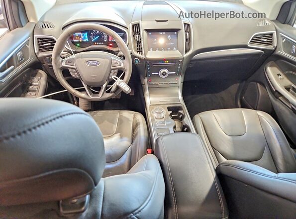 2FMPK4K96KBC73369 2019 FORD EDGE Серый Вид панели приборов