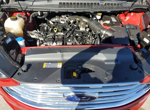2FMPK4K96NBA41942 2022 FORD EDGE Red Widok komory silnika
