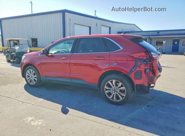 2FMPK4K96NBA41942 2022 FORD EDGE Red Tył lewy