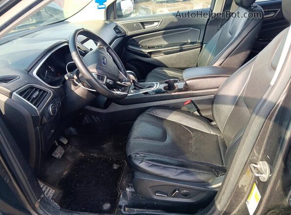 2FMPK4K97GBB72932 2016 FORD EDGE Серый Вид салона спереди