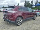 2017 Ford Edge Titanium Maroon vin: 2FMPK4K97HBC12413