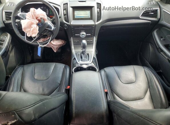 2FMPK4K97JBB86160 2018 FORD EDGE Черный Вид панели приборов