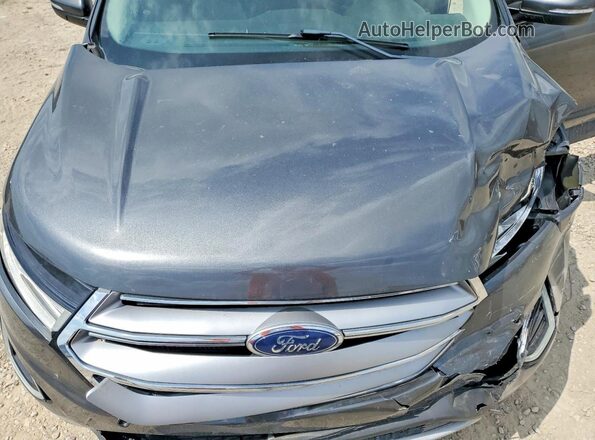 2FMPK4K97JBB86160 2018 FORD EDGE Черный Вид задней части салона