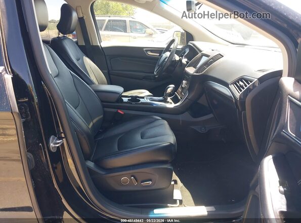 2FMPK4K97JBB88894 2018 FORD EDGE Black Vista interior delantera