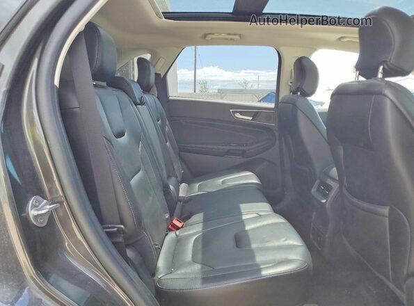 2FMPK4K97KBB86192 2019 FORD EDGE Серый Вид задней части салона