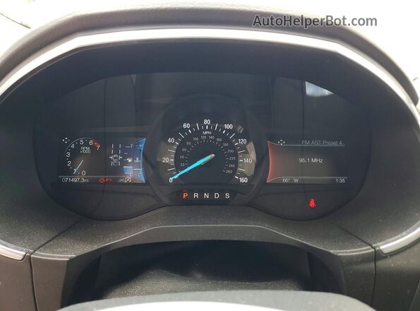 2FMPK4K97KBB86192 2019 FORD EDGE Серый Вид щитка приборов
