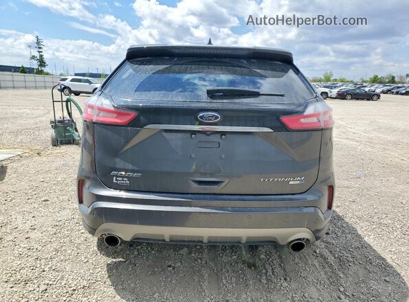 2FMPK4K97KBB86192 2019 FORD EDGE Серый Вид сзади