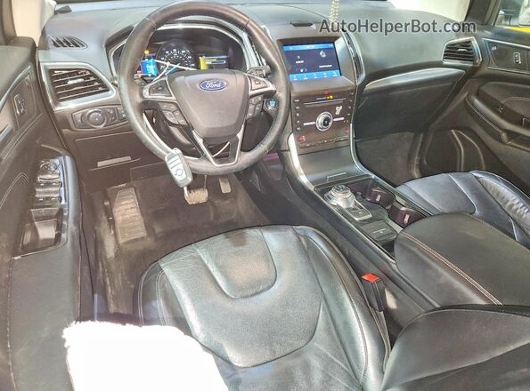 2FMPK4K97KBC64311 2019 FORD EDGE Gray Widok deski rozdzielczej