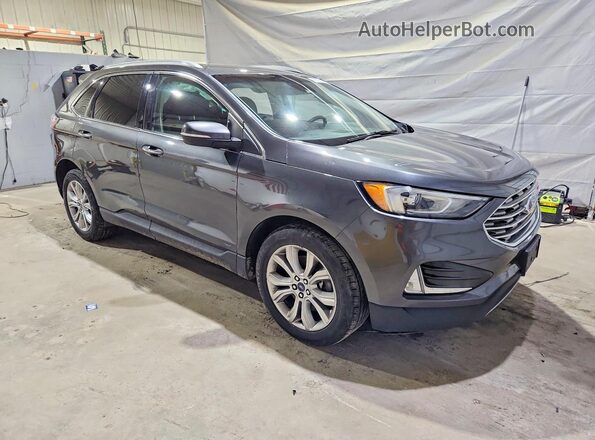 2FMPK4K97KBC64311 2019 FORD EDGE Gray Przód prawy