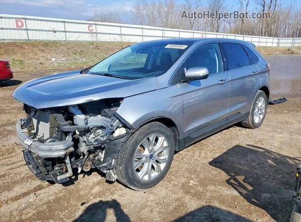 2FMPK4K97LBB66154 2020 FORD EDGE Silver წინა მარცხენა ხედი სამი მეოთხედიდან