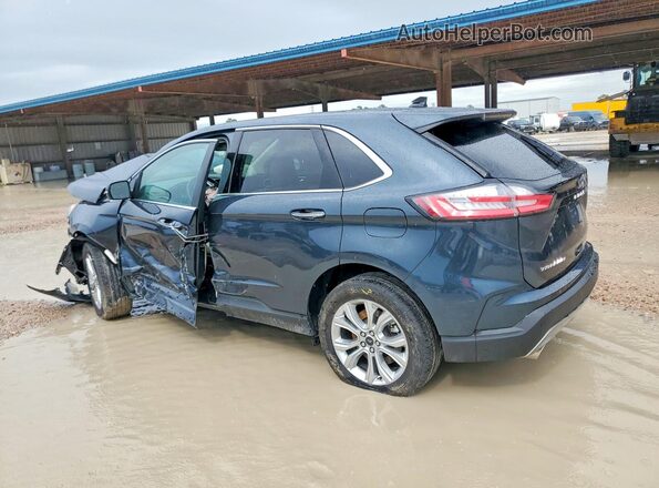 2FMPK4K97RBA34942 2024 FORD EDGE Blue Tył lewy