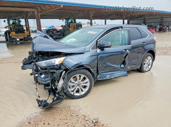2FMPK4K97RBA34942 2024 FORD EDGE Blue Przód lewy