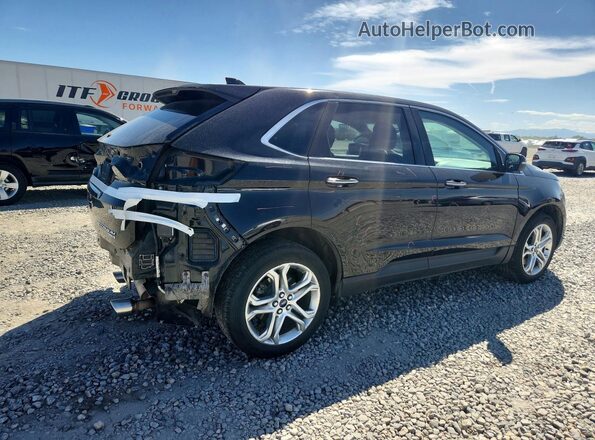 2FMPK4K98HBB12157 2017 FORD EDGE Черный Задняя правая четверть
