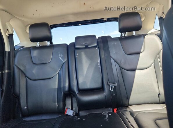 2FMPK4K98HBB12157 2017 FORD EDGE Черный Вид задних сидений