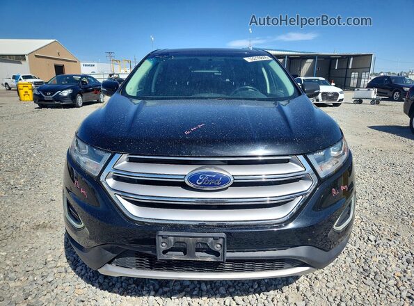 2FMPK4K98HBB12157 2017 FORD EDGE Черный Вид спереди