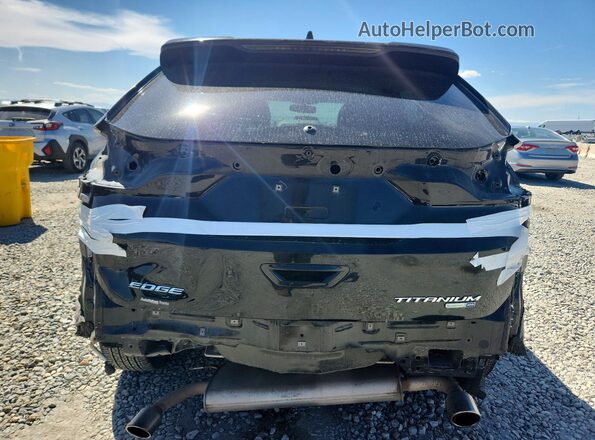 2FMPK4K98HBB12157 2017 FORD EDGE Черный Вид сзади