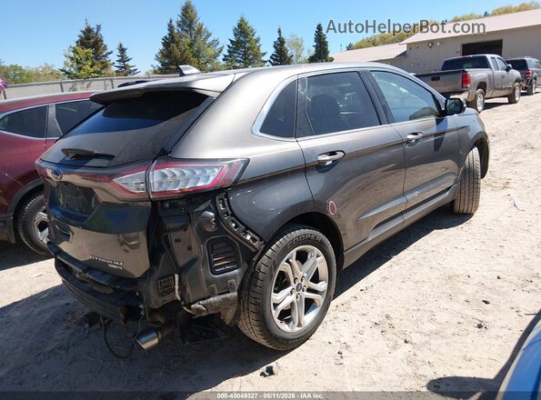 2FMPK4K98JBB20703 2018 FORD EDGE Gray Tył prawy