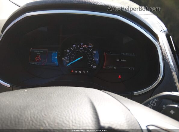 2FMPK4K98JBB20703 2018 FORD EDGE Gray Widok tylnych siedzeń