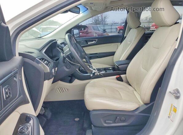 2FMPK4K98LBA41177 2020 FORD EDGE Белый Вид салона спереди