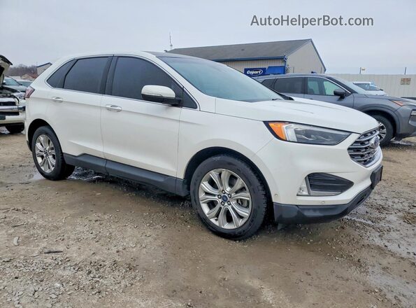 2FMPK4K98LBA41177 2020 FORD EDGE Белый Передняя правая четверть