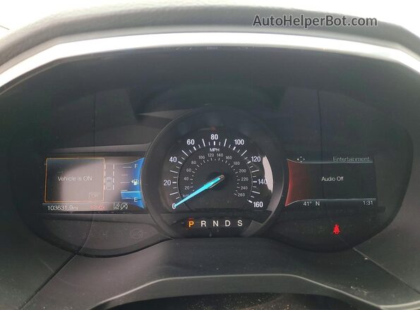 2FMPK4K98LBA41177 2020 FORD EDGE Белый Вид щитка приборов