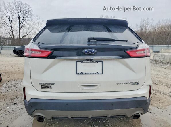 2FMPK4K98LBA41177 2020 FORD EDGE Белый Вид сзади