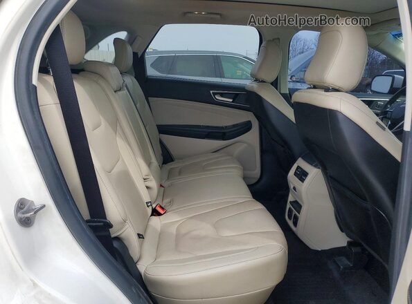 2FMPK4K98LBA41177 2020 FORD EDGE Белый Вид задней части салона