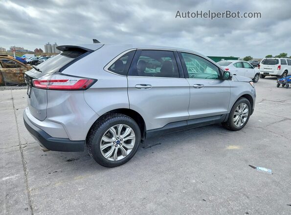 2FMPK4K98NBA33731 2022 FORD EDGE Silver Tył prawy