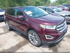 2017 Ford Edge Titanium Red vin: 2FMPK4K99HBB27301