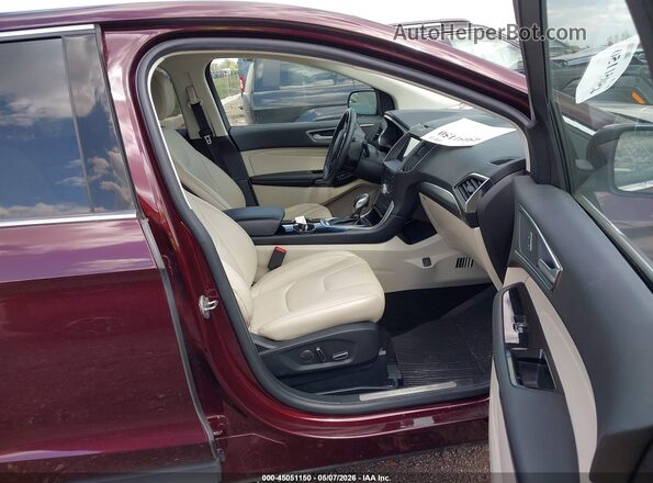 2FMPK4K99JBC46777 2018 FORD EDGE Burgundy Սալոնի դիմացի տեսք
