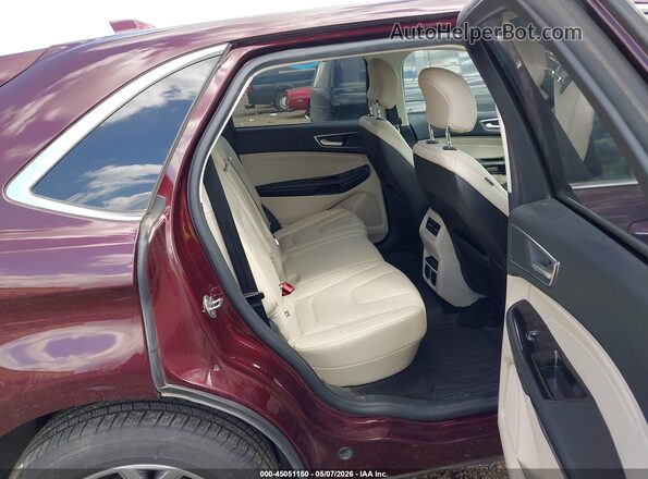 2FMPK4K99JBC46777 2018 FORD EDGE Burgundy VIN կոդի պիտակի տեսք