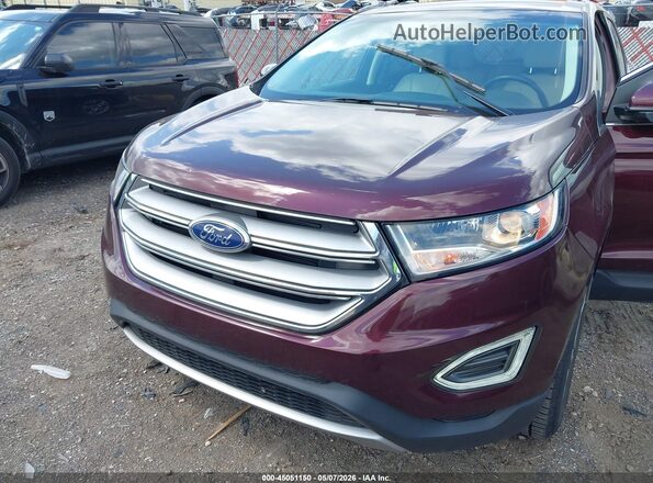 2FMPK4K99JBC46777 2018 FORD EDGE Burgundy Դիմացի տեսք